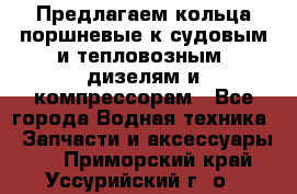 Предлагаем кольца поршневые к судовым и тепловозным  дизелям и компрессорам - Все города Водная техника » Запчасти и аксессуары   . Приморский край,Уссурийский г. о. 